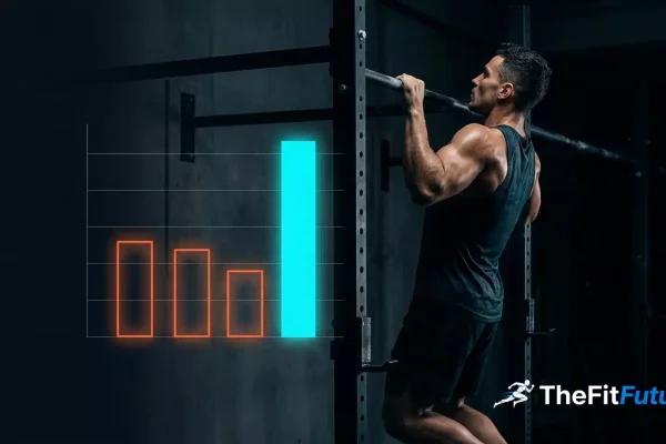Sportler beim Klimmzug-Test – ein trainiertes Modell analysiert Fitness-Defizite für den personalisierten Trainingsplan